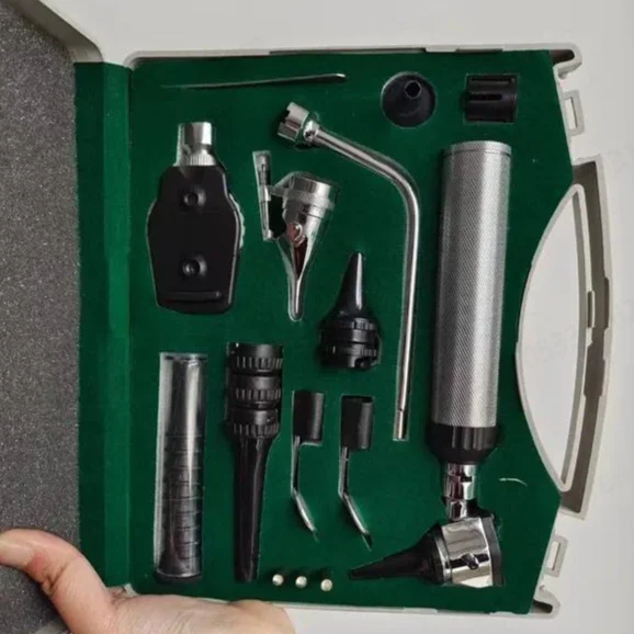 Diagnostic Set, Ophthalmoscope Otoscope Nasal Speculum Kit for General Throat Examination