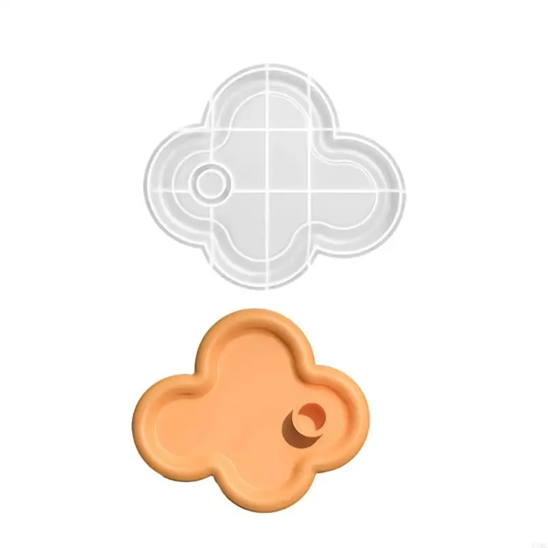 

R3MC Декоративные подносы смол свеча подставки для формы творческая силиконовая плесень для уникальных смол свеча