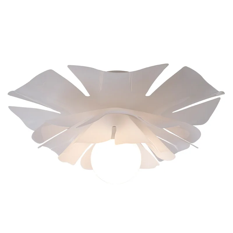 Nordic Ceiling Lamp Bedroom Cloakroom Lamps Acrylic Flower Petals Tricolor Lights For Living Room Led Luminária