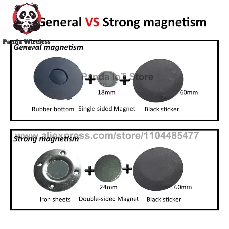 SMA Magnetic Base Wireless Network Card with RG174 Cable WiFi Antenna Extension Pure Copper SMA for Router 5G GSM GPRS Custom