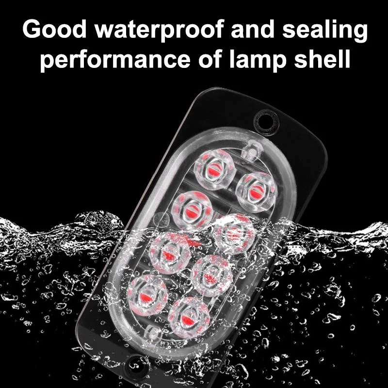 

。 Новые светодиодные противотуманные фары 12В-24В, рабочий прожектор, внешние фонари для внедорожников, белые 8 SMD LED индикаторные лампы, задние фонари