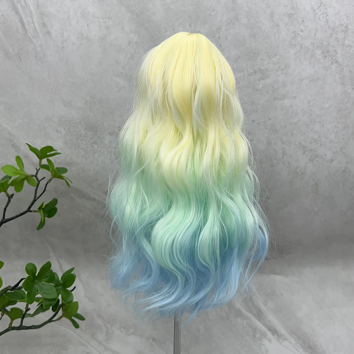 วิกผมตุ๊กตา BJD ขนาด 1/3 & 1/4 & 1/6 พร้อมหน้าม้า ผมยาวหยิก วิกผมสังเคราะห์สำหรับเด็กผู้หญิง อุปกรณ์แต่งหน้า DIY ชุดผมตุ๊กตา BJD