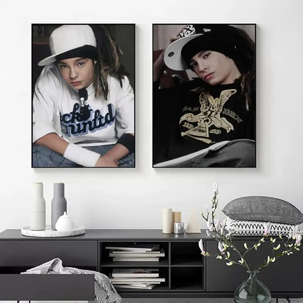 1pc B-Band Bill Kaulitz Tokio Hotel Poster Paper Print Home Bedroom Entrance Bar Cafe Art Painting Decoration