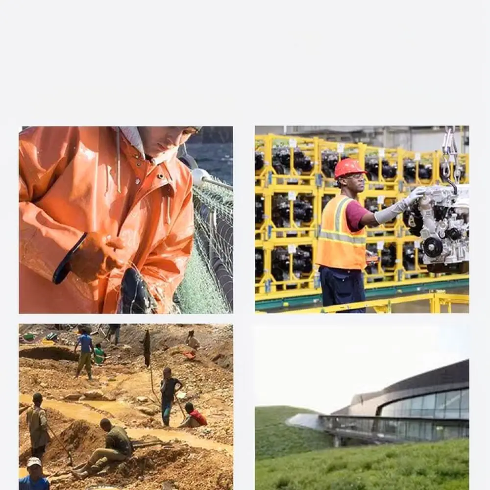Heavy Duty Rubber Protective Gloves Oil Proof Acid Resistant Non Slip Design For Fangzhuo Construction Work Seafood Hand Guard