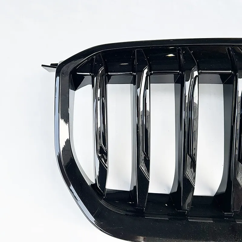 2022 2023 2024 For BMW X1 U11 IX1 M Sport Replacement Front Hood Kidney Grille Racing Grill Bumper Grilles By ABS Gloss Black