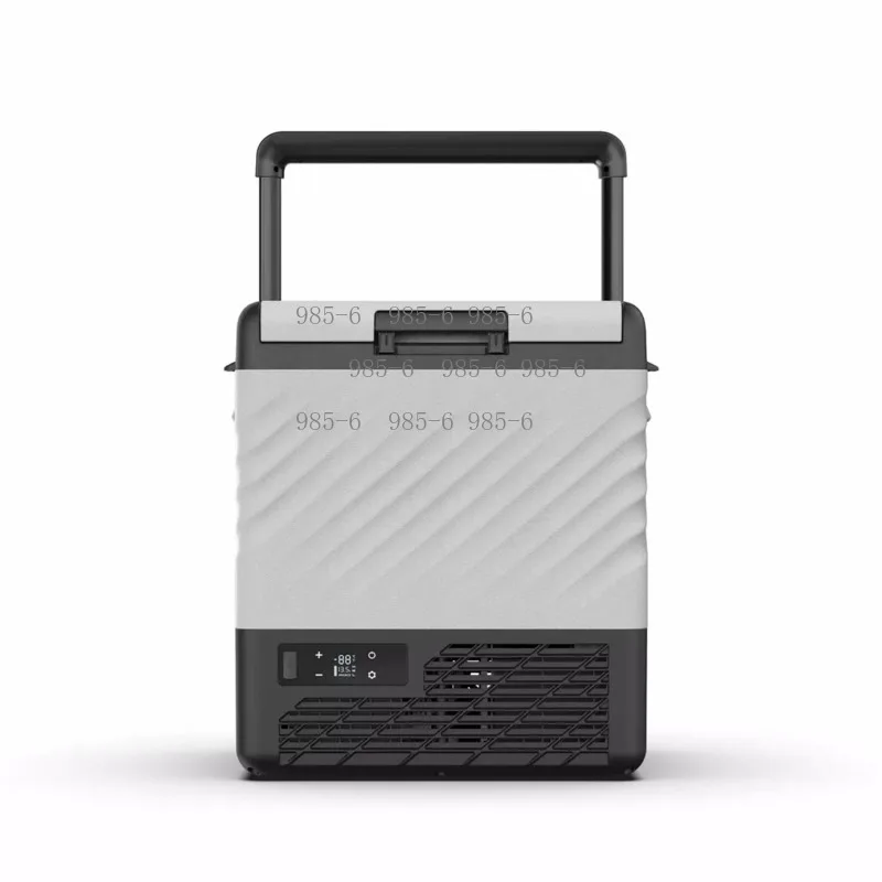 12V Portable Car Cooler Box, Compressor Refrigerator with Wheel and Handle for Camping