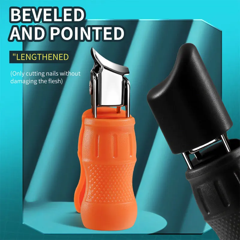 Large Opening Splash-proof Nail Trimmers Durable Slant Edge Nail Clipper Nail Pliers Household Manicure Tools