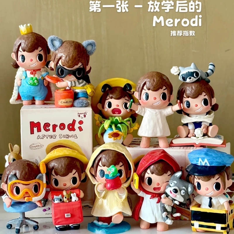

POPMART Chapter 1 Merodi Series Handheld Blind Box Gifts After School Interesting fashion Collectibles Trendy toy Art Pieces