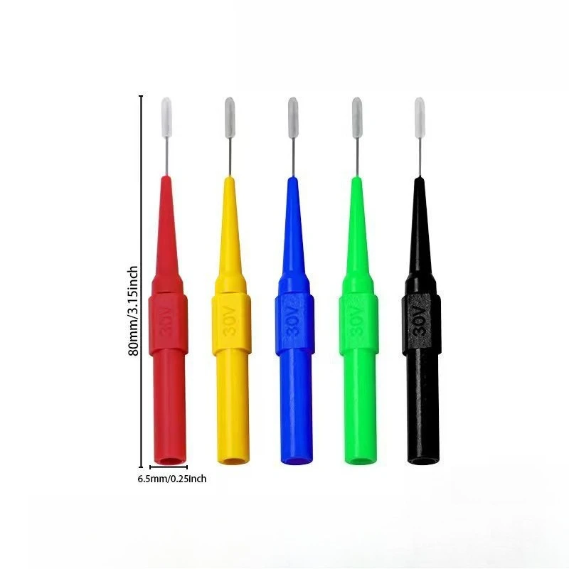 Coarse Probe Car Repair Test Pierced Wire Meter Rod Back Needle Multimeter Pen High Temperature Resistant Wire