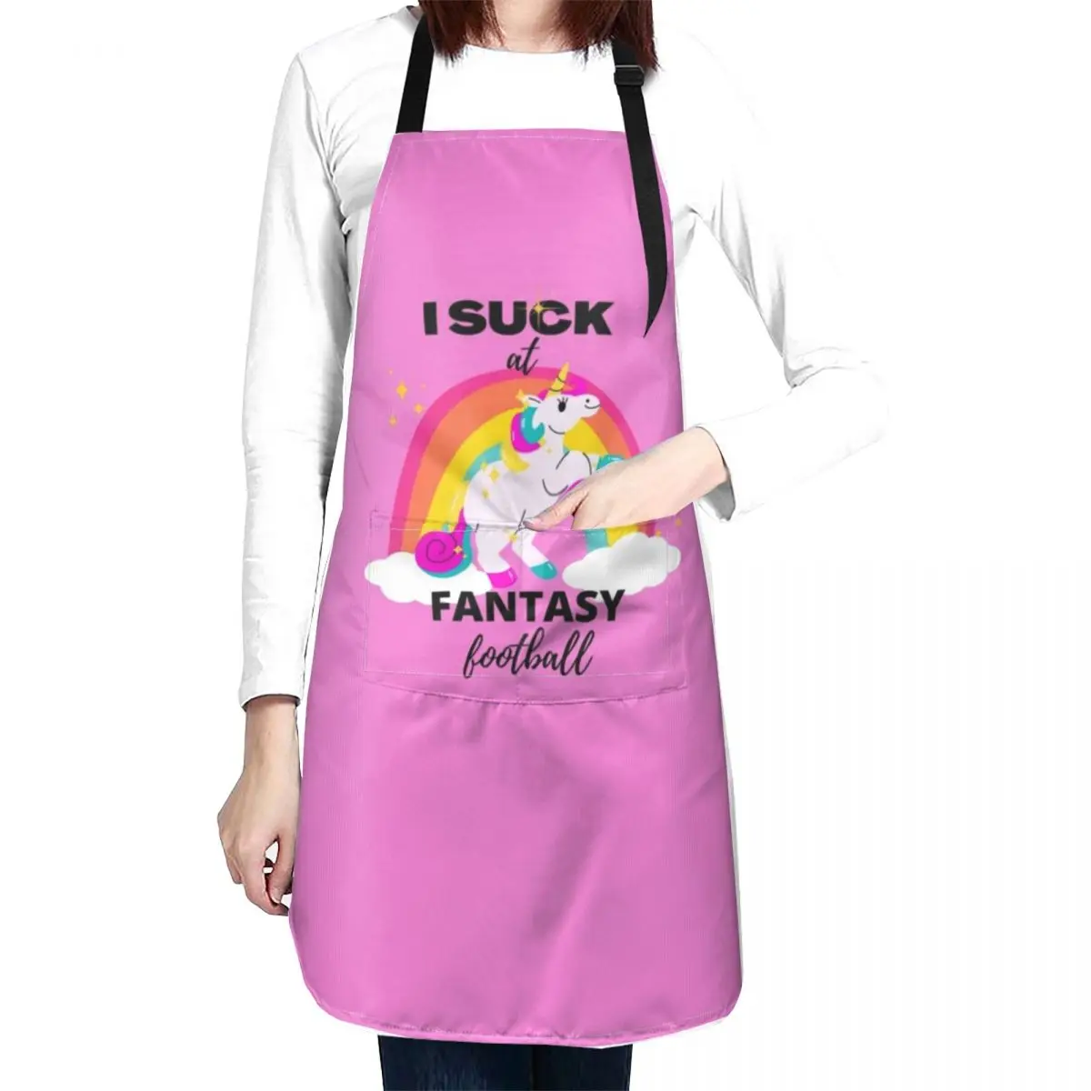 I Suck at Fantasy Football Loser Shirt Apron Kitchen For Men Women's Kitchen Apron