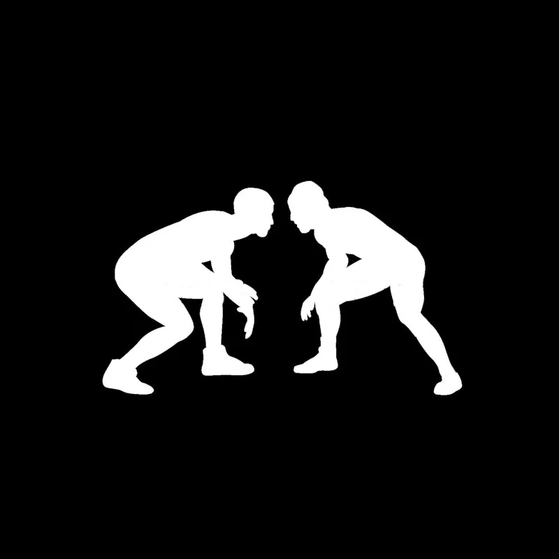 Wrestling Pattern Silhouette Humor Car Styling Art Decor Bumper Car Stickers Vinyl Decals Jdm