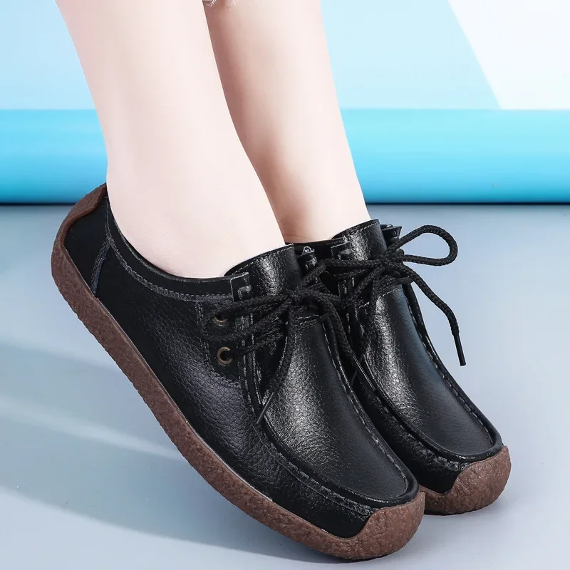 2023 New Women Casual Shoes Woman Flats Sneakers Women Fashion Moccasins Designer Loafers Ladies Shoes Chaussures Big Size