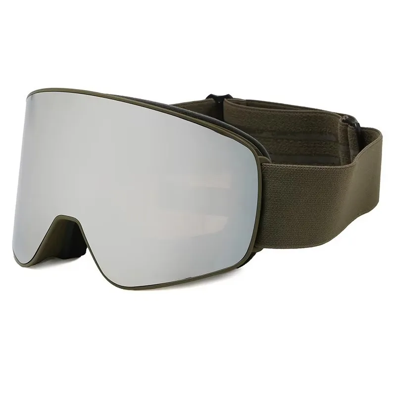 Airo Ski Goggles Magnetic Lens TPU Frame HD Anti-fog Snow Sports Glasses Snowboard Safety Eyewear Google Custom Logo Outdoor