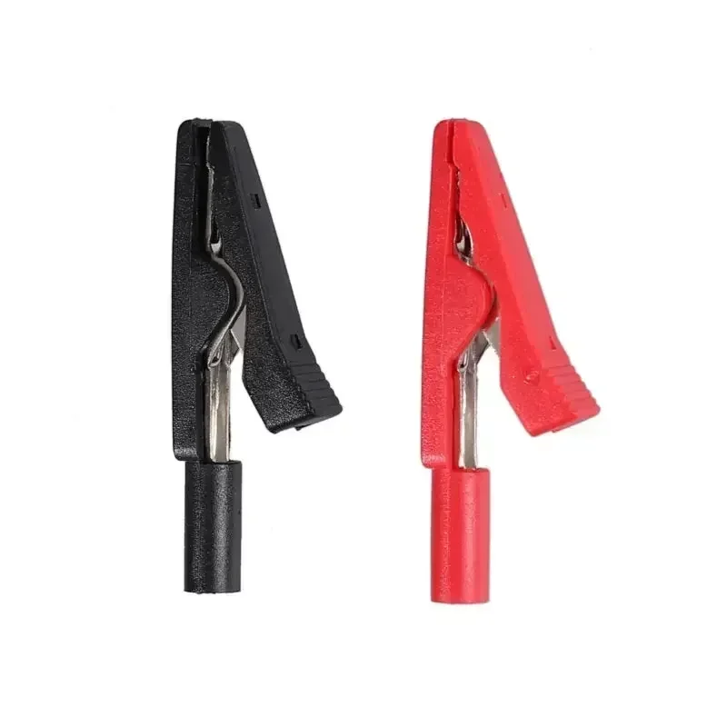 Cavo di prova Cavo di prova Kit di cavi Clip per cavo multimetro Fluke Morsetto 1000V 10A Morsetti Clip Puntali Ottone nichelato