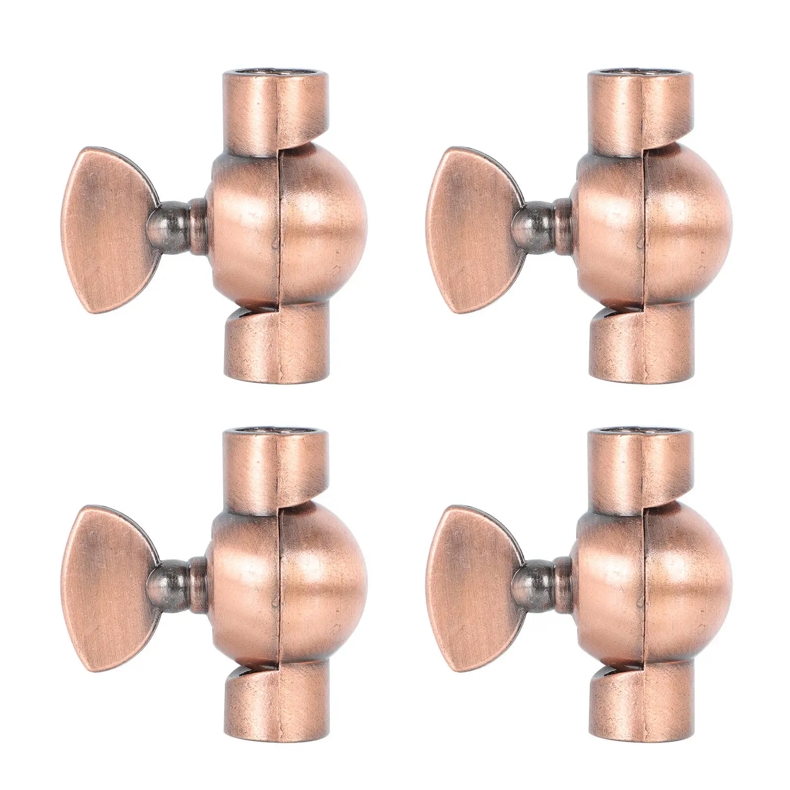 

4Pcs Universal Double-Way Turn Light Connector Compact Two-Way Joint for DIY Retro Wall Lamp Decor Accessory Turn Lamp DIY Joint