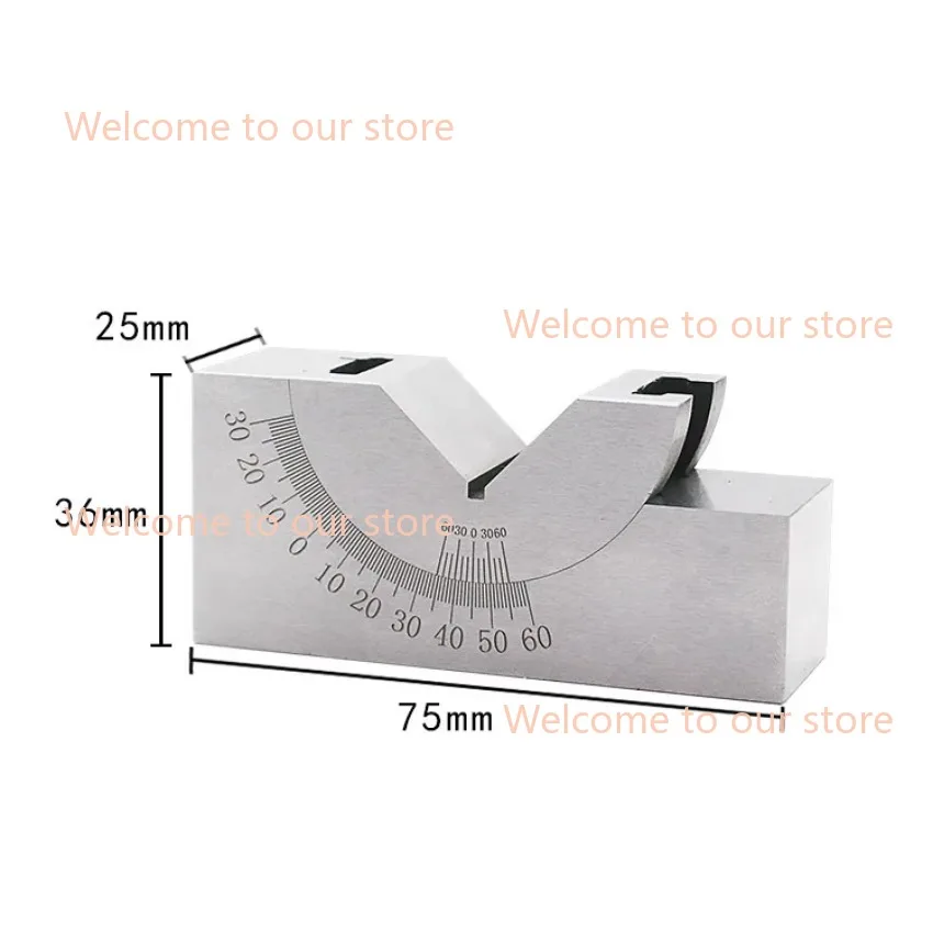 Imagem -06 - Precision Gauge Tools Micro Ajustável v Bloco de Configuração de Fresagem a 60 Graus Ângulo Placa Precision Gauge Ap25