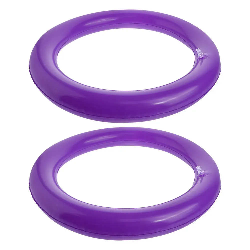 2 قطعة كرة يوجا قابلة للنفخ قاعدة مضادة للانزلاق حامل كرة لياقة بدنية ثابت حامل داعم لممارسة التوازن والتدريب #6