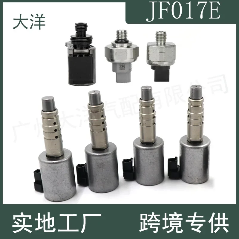 Transmission solenoid valve with pressure sensor 7-piece set RE0F10D JF016E JF017E