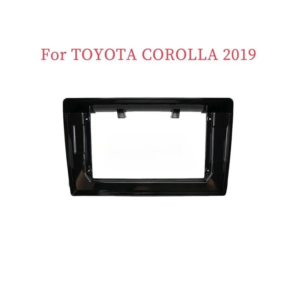 

Automotive parts tools For 2019 TOYOTA COROLLA 10.1''Car Radio Stereo Dash Frame Fascia Bezel Panel Mount Kit Fits Black Plastic