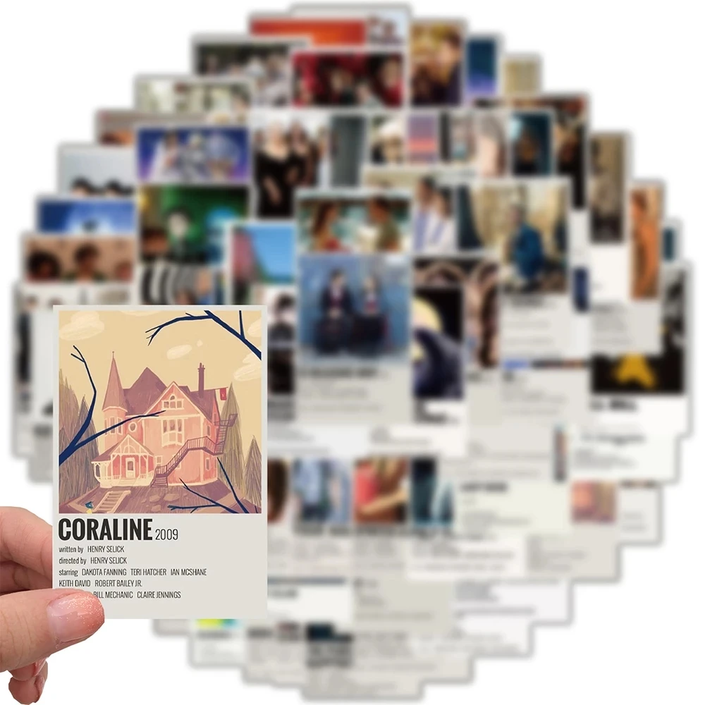 10/30/64 قطعة ملصقات أفلام أنيمي الكلاسيكية مزيج الملصقات الكتابة على الجدران مائي لأجهزة الكمبيوتر المحمول حقيبة القرطاسية سيارة ملصق PVC رائع لعبة هدية #5