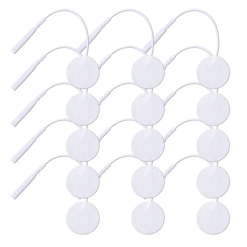 

25mm Slim EMS Electrode Pads Self Adhesive Gel Stickers for TENS Acupuncture Digital Therapy Machine Pain Relief Electrodes