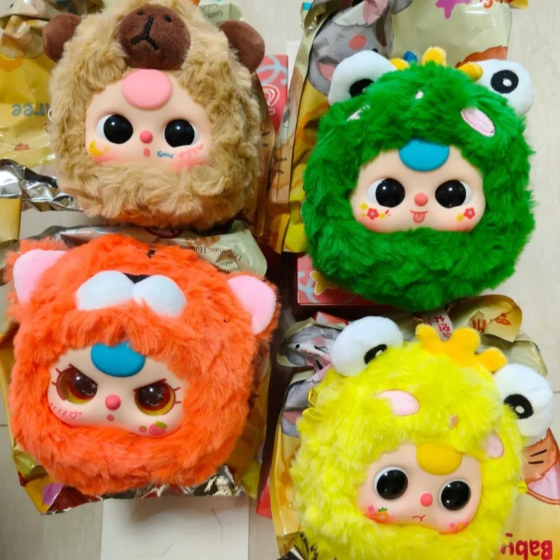 In Stock Baby three Second Generation V2 Zipper Bag Strap Me Off Trendy Play Blind Box Handmade Doll Trendy Bag Pendant gift