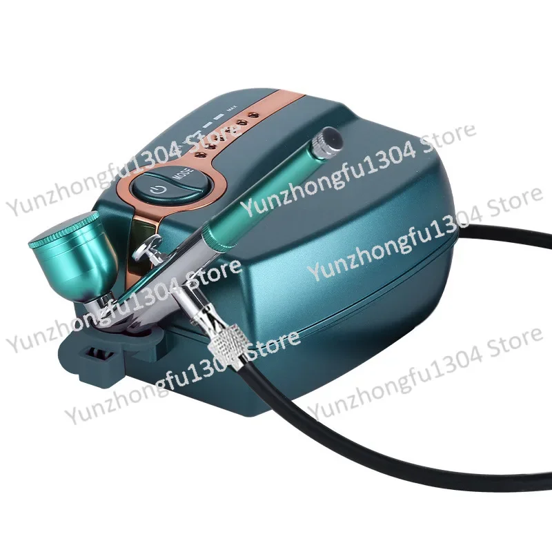 Pneumatic model spray gun, toy model coloring airbrush, external adjustment painting wall painting five-speed high air pressure