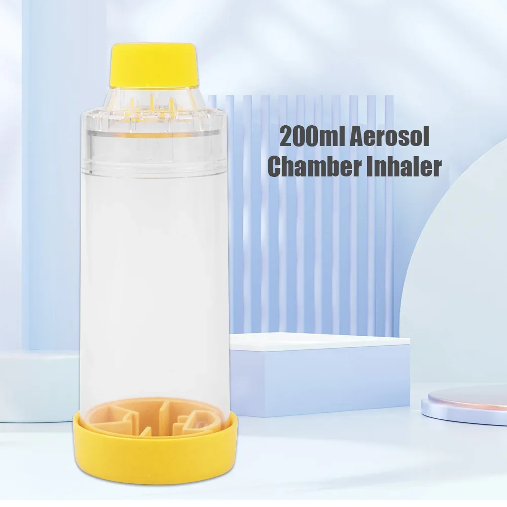 200ml For Baby Child Adult Buffer Inhale Chamber Automizer Spacer Mist Storage Compressor NebulizerTank Aerochamber & Mask Cup