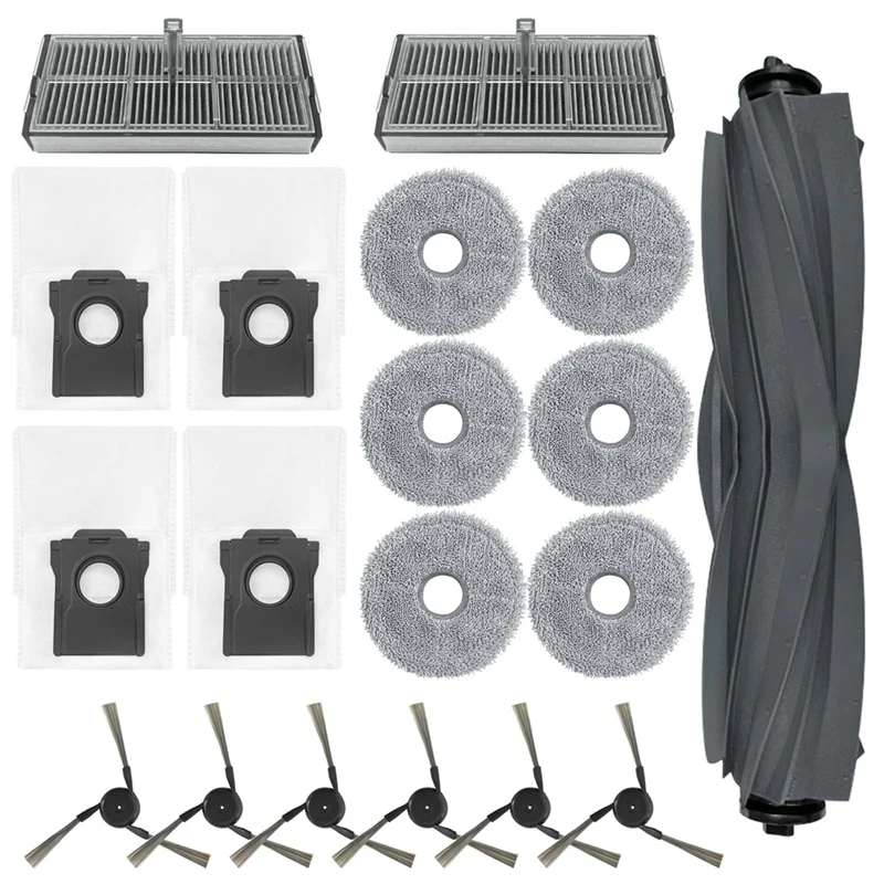 Dreame X40 Ultra / X40 Pro / S30 Pro Ultra /L40 Ultra 로봇 진공 청소기 필터 먼지 봉투 용 B58B 교체 액세서리