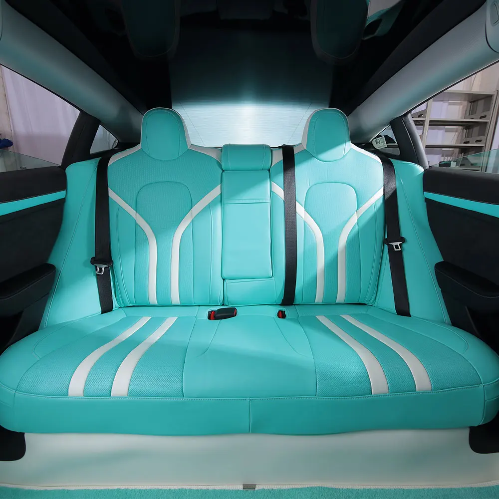 2024 New Colors Factory Direct Sales Real Pictures Custom Model Y 3 2019 2024 Leather Seat Cover Can Be Customized