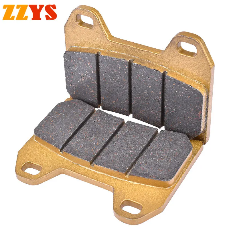 Good Motorcycle Brake Pads Disc Tablets For BREMBO 20 6800 10/20 - Goldline 4 piston P4 30/34 @ 65mm Spacing Two pin pad fixing image 4