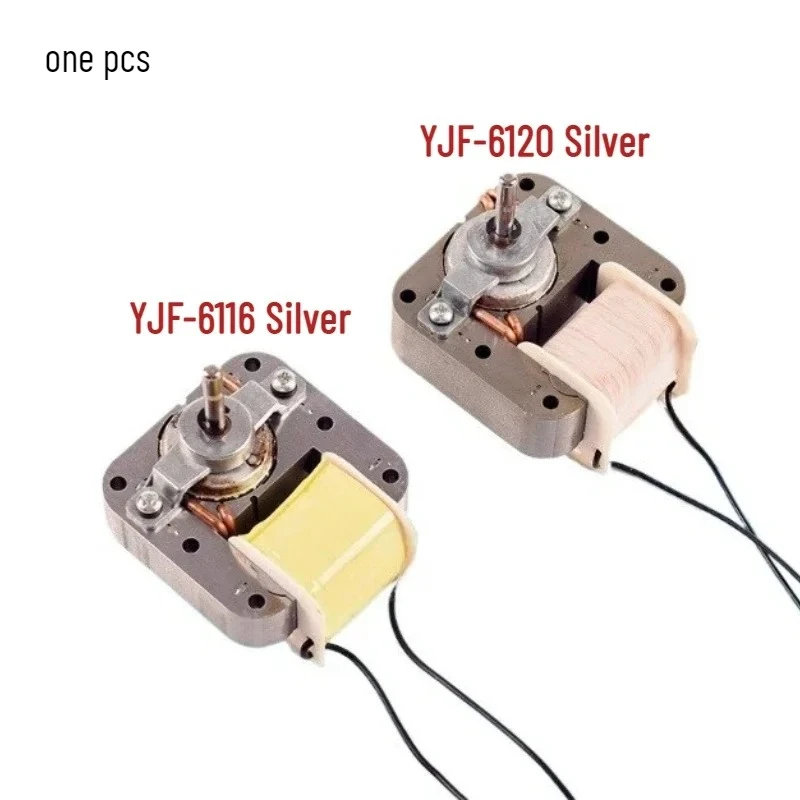 1PCS YJF-6116 6120 6130 Shaded-pole Motor AC220V 50HZ Cross Flow Fan Single-phase Superconducting Motor for Bathroom Heaters