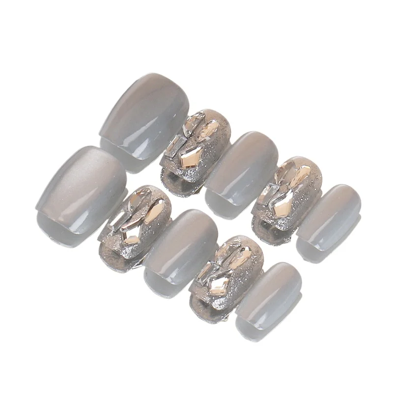 

Cat's Eye Wearing Nail Advanced Handmade Nail Art Patch Whitening False Nail Patch Removable