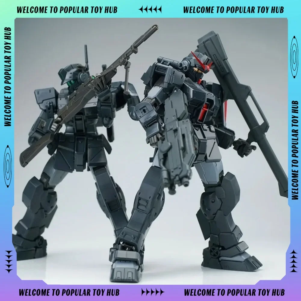 AK HG 1/144 Midnight Color Spartan Jim Water Patch Assembly Model Joint Mobile Mech Warrior Robot Plastic Custom Boys Toys Gifts