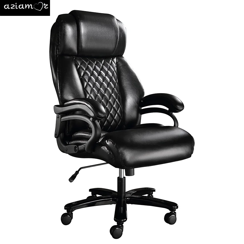 Big and Tall Office Chair, 500lbs High Back Large Executive Chair with Electric Airbag Heating High Back Computer Chair with Wid