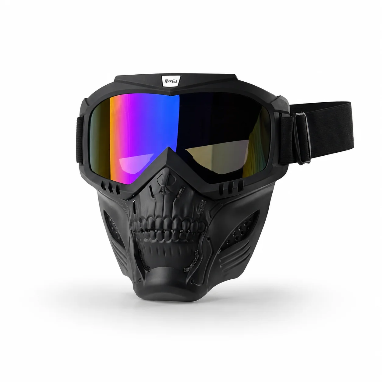 Adjustable Breathable Motocross Mask, Wind‑Dust‑Proof Helmet Compatible Goggles for Desert, Skiing, Cycling & Outdoor Sports
