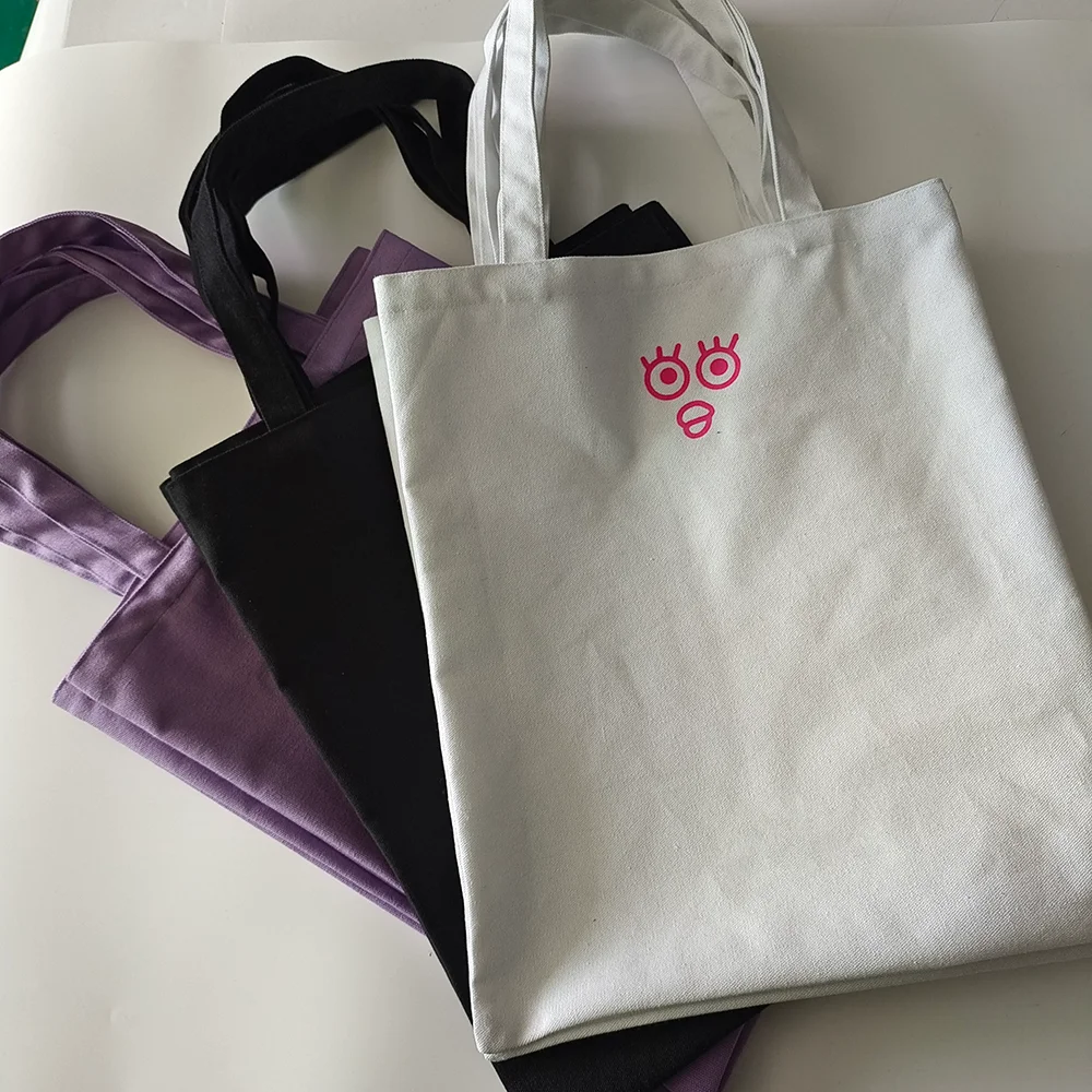 Sturdy Custom Polyester Cotton Bag Recycled Heave Duty Fashionable Reusable Cotton Tote Bag Large Capacity Handbag As Present