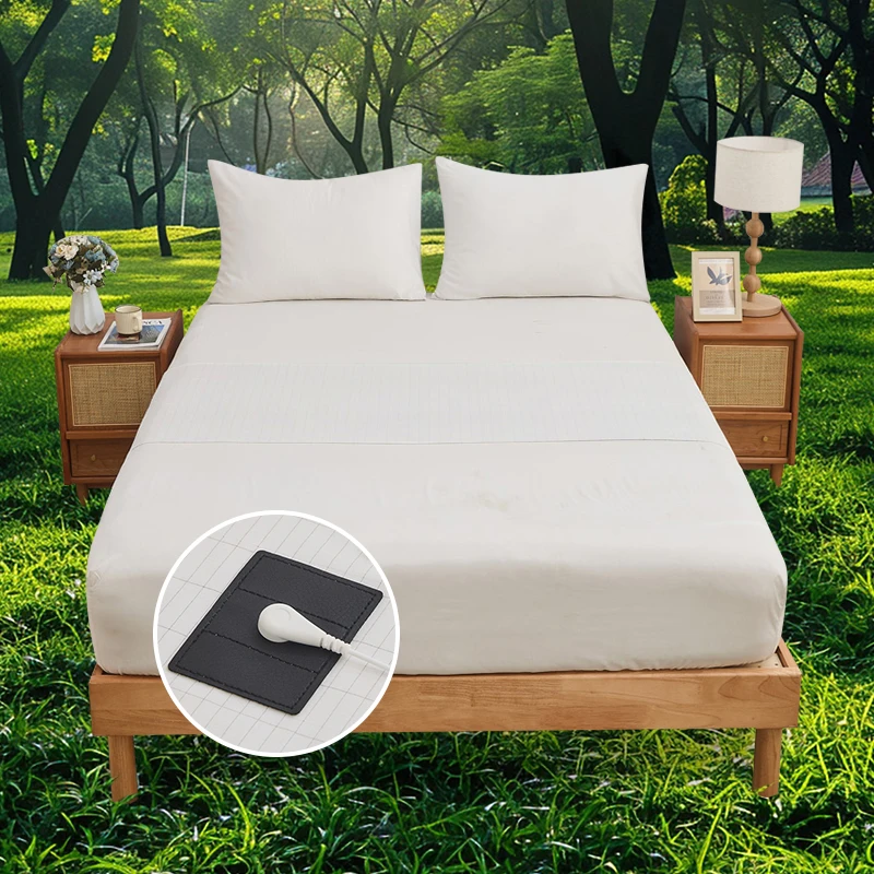 قادم جديد! ملاءات سرير صغيرة مناسبة لصحة الجسم وجودة النوم بنسبة 95% من القطن العضوي والنسيج الفضي بنسبة 5%