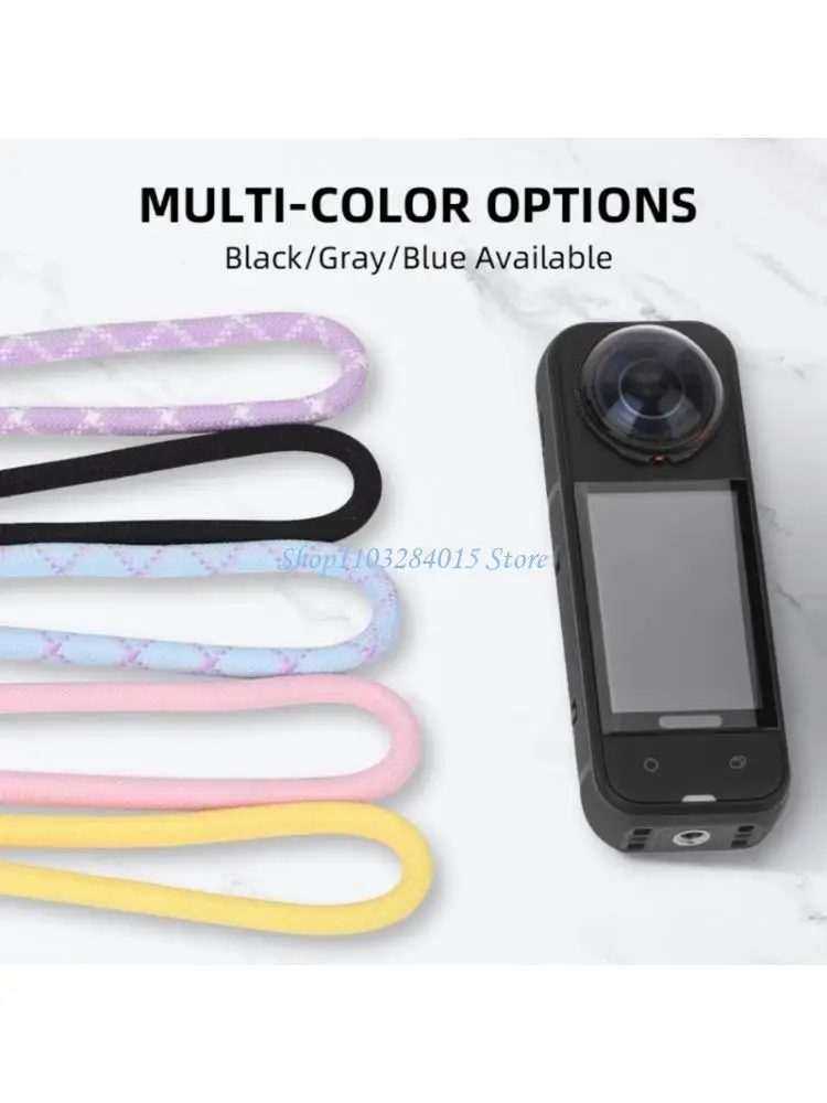 R6FF 1 Set Hand Strap Keychain Lanyard For Compact Cameras Easy Attach & Detach Design For Stable Filming Experience