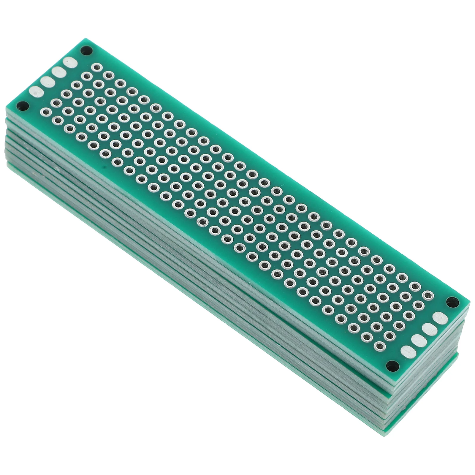 10 قطعة مزدوجة الوجهين Pcb لوحة دوائر كهربائية الراتنج الألياف الزجاجية 2x8 سنتيمتر مجلس عالمي للمشروع الإلكتروني لتقوم بها بنفسك لحام #2