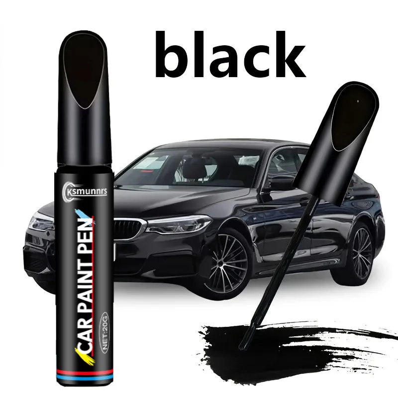 Universal Aluminum Alloy Wheel Repair Kit — Great for fixing scratches and nicks on black and white car wheels, includes repair