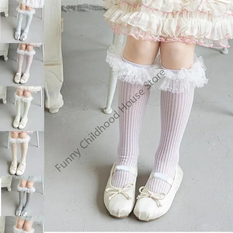 D0LA удобные сладкие носки для носков для девочек 3-13 лет наряжать игру