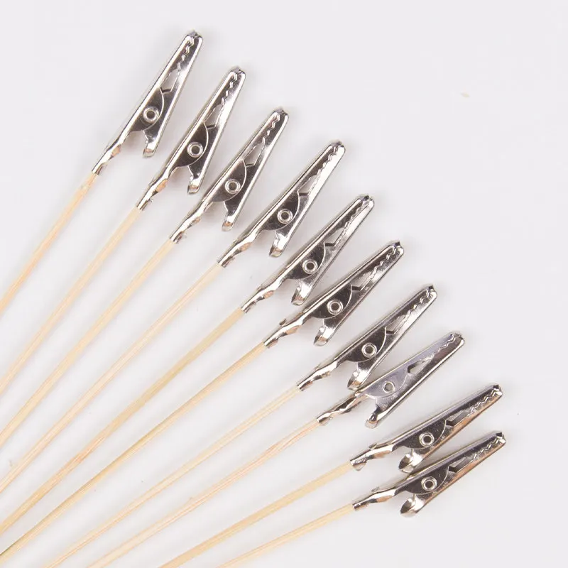 Steel Head Clamp DIY Bamboo Sticks Made Of Wood Model Tool Model Spraying Coloring