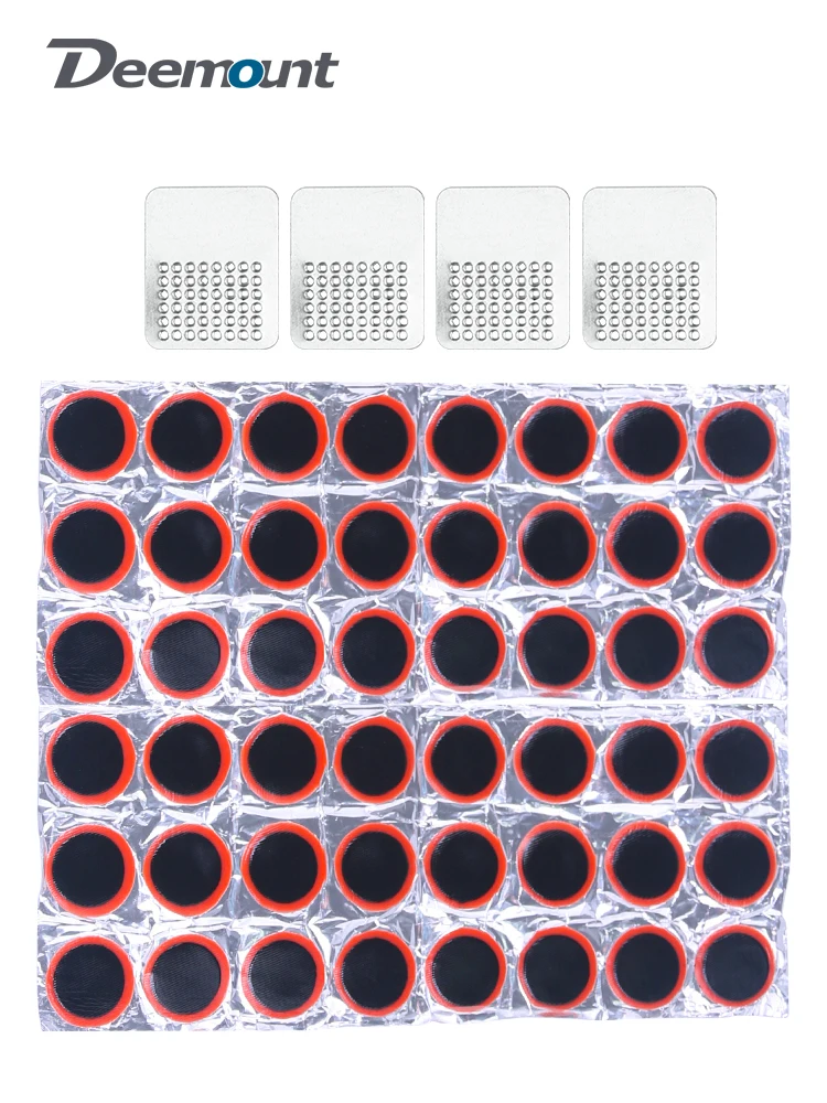AliExpress Deemount Bicycle Tire Puncture Repair Patches Round Square No Glue Emergency Tire Repair  Service Tool Kits Tyre Rubber Pierce Pad