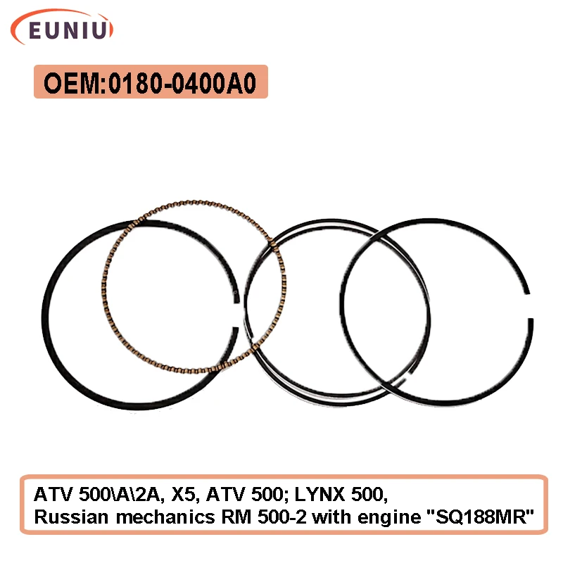 

87.5MM Piston Ring For CF CF188 CF500 500 500cc CF188 CF UFORCE ZFORCE ATV UTV SSV 0180-0400A0