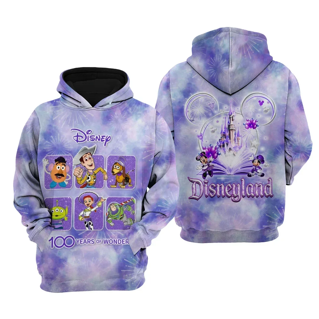 Disney Toy Story 3D Bluza z nadrukiem Mężczyźni Damska bluza codzienna 3D Y2k Bluza z zamkiem błyskawicznym Harajuku Street Hoodie Buzz Lightyear