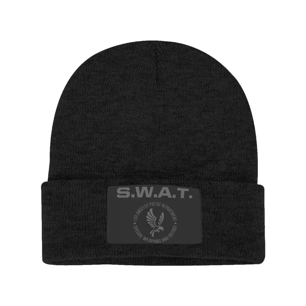 Swat Lapd Los Angeles Police Dep Tv Series S.W.A.T. Reboot Inspired Knitted Beanie Hat Beanies Cap New Outdoor