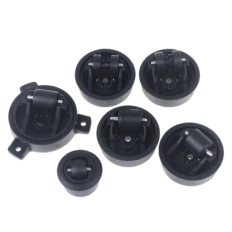Universal Caster Pack: 4 Invisible and Quiet Slotted Wheels with 360-Degree Rotation for Home & Office