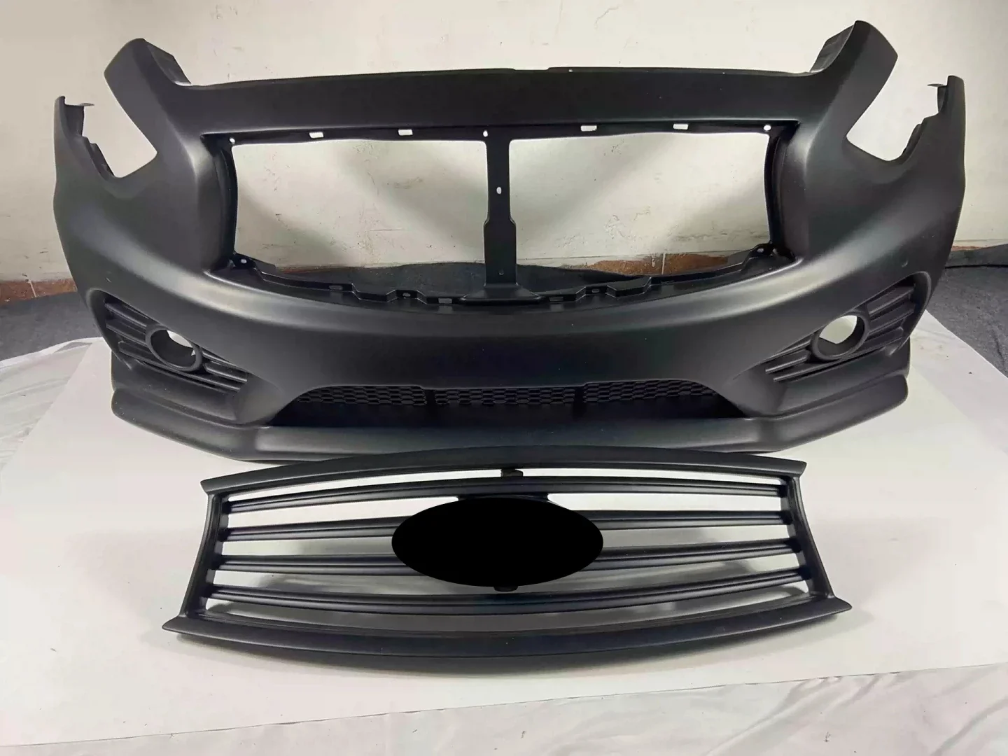 For Infiniti FX35 FX37 FX50 QX70 convert front bumper grill mask radiator grille assembly Car accessories