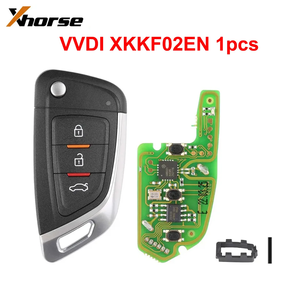 

1PCS Xhorse VVDI XKKF02EN Universal Remote Car Key with 3 Buttons for VVDI Key Tool/VVDI2